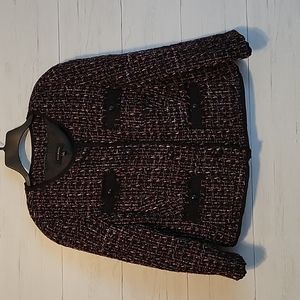 Talbots | Wool Blend Woven Jacket | Size 14